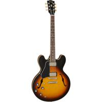 Gibson Original Collection ES-335 LH Vintage Burst linkshandige semi-akoestische gitaar met koffer