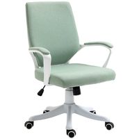 Vinsetto kantoorstoel bureaustoel stoel kantoor aan huis met kantelfunctie rugleuning in hoogte verstelbaar dikke bekleding ergonomisch 360Â°