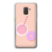 Donut: Samsung Galaxy A8 (2018) Transparant Hoesje