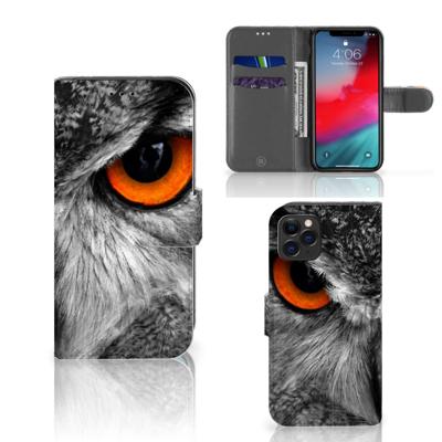 Apple iPhone 11 Pro | Telefoonhoesje | Met pasjeshouder | Uil