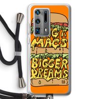 Big Macs Bigger Dreams: Huawei P40 Pro Plus Transparant Hoesje met koord