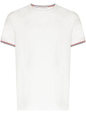 Moncler t-shirt à patch logo - Blanc