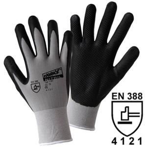 L+D worky NITRIL GRID 1167-8 Werkhandschoen Nylon Maat (handschoen): 8, M EN 388 Cat II 1 paar