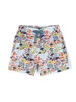 Vilebrequin Kids fish-print drawstring swimming shorts - Blanc - thumbnail