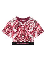 Dolce & Gabbana Kids t-shirt à imprimé Majolica - Blanc - thumbnail