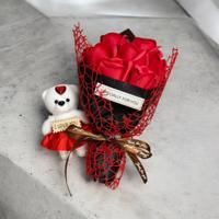 Valentijn set Bloemen en Beer - Liefde & Vriendschap - Spiritueelboek.nl