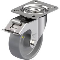 Blickle LEX-PO 100G-FI-ELS RVS zwenkwiel Wieldiameter: 100 mm Draagvermogen (max.): 150 kg 1 stuk(s)