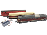 micromotor NB002 motor ombouwset voor Brawa BR 118, BR 119, BR 132, BR 229, BR 232, en andere