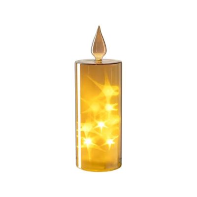 Leonardo Autentico Kaarslamp met ledverlichting 27 cm goud