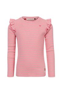 LOOXS Little Zomer shirt meisjes l/s gestreept - Roze