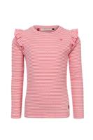 LOOXS Little Zomer shirt meisjes l/s gestreept - Roze