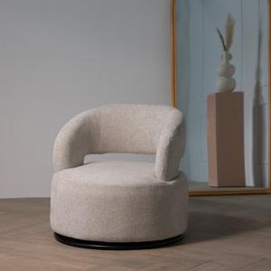 Draaifauteuil Eliza Beige - Giga Meubel