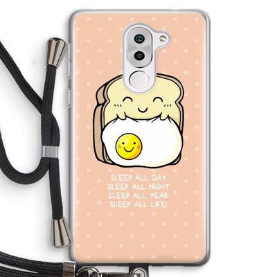 Sleep All Day: Honor 6X Transparant Hoesje met koord