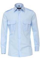 Casa Moda Modern Fit Piloot shirt ML7 (72CM+) blauw - thumbnail