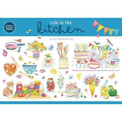 Life In The Kitchen A4 Familie Organiser 2026