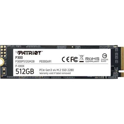 Patriot Memory P300P512GM28 internal solid state drive 512 GB M.2 PCI Express NVMe