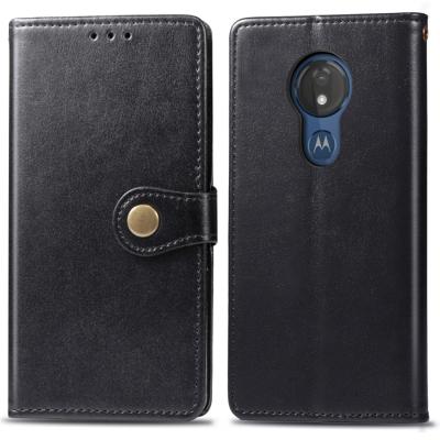 Retro effen kleur lederen gesp mobiele telefoon bescherming lederen draagtas met Lanyard & fotolijstjes & kaartsleuf & portemonnee & beugel functie vo