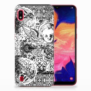 Silicone Back Case Samsung Galaxy A10 Skulls Angel