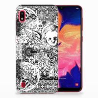 Silicone Back Case Samsung Galaxy A10 Skulls Angel - thumbnail