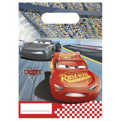 Folat BV Cars 3 uitdeelzakjes, 6st.
