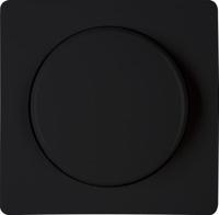 Enzo Kopp hk05 mat zwart afdekplaat + knop dimmer - 4621630