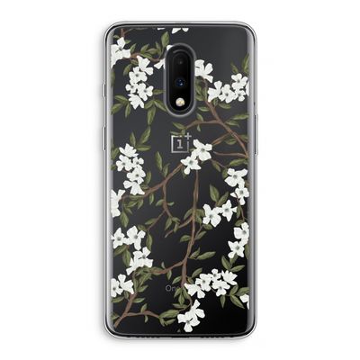 Blossoming spring: OnePlus 7 Transparant Hoesje