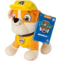 Nickelodeon Knuffel Paw Patrol Rubble 20 Cm Pluche Beige/geel - thumbnail