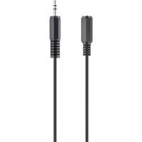 Belkin F3Y112bf3M-P Jackplug Audio Aansluitkabel [1x Jackplug female 3,5 mm - 1x Jackplug male 3,5 mm] 3.00 m Zwart - thumbnail