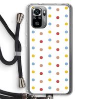 Bollen: Xiaomi Redmi Note 10S Transparant Hoesje met koord