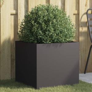 VidaXL Plantenbak 49x47x46 cm staal zwart