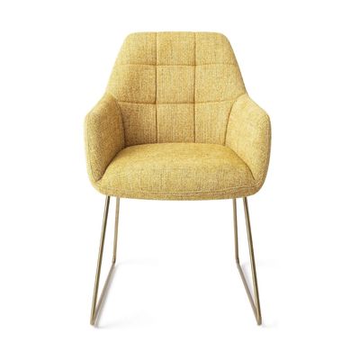 Jesper Home Noto eetkamerstoel Bumble Bee slide gold