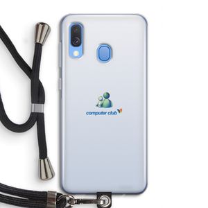 MSN: Samsung Galaxy A40 Transparant Hoesje met koord