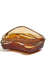 Zaha Hadid Design plat Plex en cristal - Marron