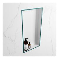 Wandnis Solid Surface Easy | In- en opbouw | 30x60x8 cm | 1 vak | Smag/Talc