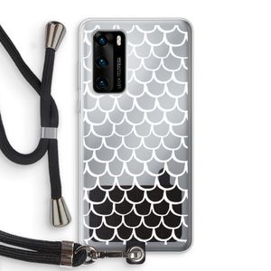 Dakpannetjes: Huawei P40 Transparant Hoesje met koord