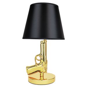 Tafellamp Beretta 9mm Gun Lamp Goud