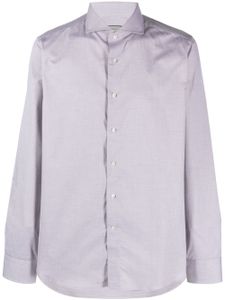 Canali chemise en coton à imprimé abstrait - Gris