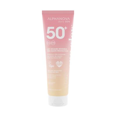 Alphanova Daily Sun invisible sun milk SPF50+ sun glow