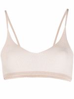 Jacquemus brassière Le Bandeau Valensole en maille - Tons neutres