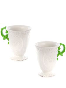 Seletti lot de deux tasses en porcelaine I-Wares - Blanc