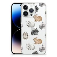 TPU Hoesje voor iPhone 14 Pro Max Konijntjes