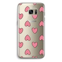 Ondersteboven verliefd: Samsung Galaxy S7 Edge Transparant Hoesje