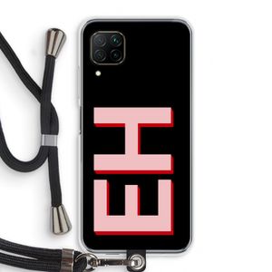Monogram: Huawei P40 Lite Transparant Hoesje met koord