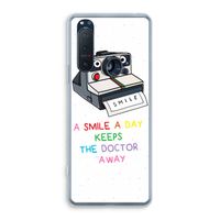Smile: Sony Xperia 5 II Transparant Hoesje Smile: Sony Xperia 5 II Transparant Hoesje