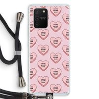 Chicks before dicks: Samsung Galaxy S10 Lite Transparant Hoesje met koord