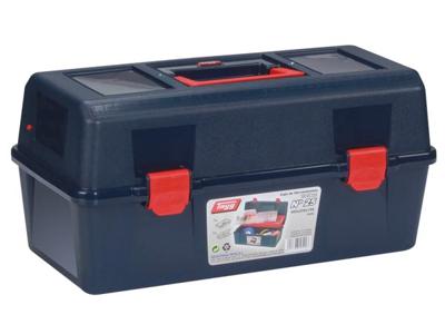 Tayg gereedschapskoffer 400 x 206 x 188 mm met inlegbak en sorteerdoos - Velleman