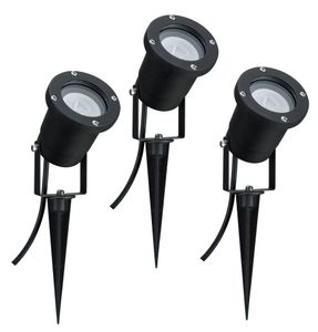 Paulmann 98897 Tuinschijnwerper Set van 3 stuks LED GU10 10.5 W Zwart