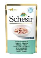 SCHESIR in jelly Tuna with sea bream - nat kattenvoer - 50 g