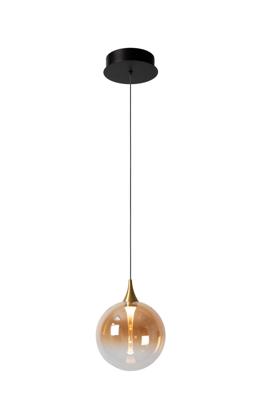 Lucide GISELA - Hanglamp - Ø 16 cm - LED Dimb. - 1x5W 2700K - Amber | Premium