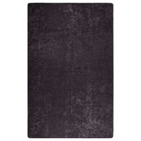 VidaXL Vloerkleed wasbaar anti-slip 80x150 cm antracietkleurig